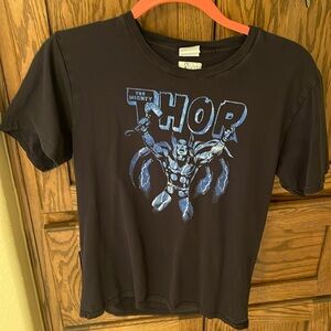 Marvel THOR Black Short Sleeve T-Shirt | Youth Size Large